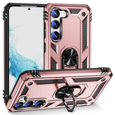  Samsung Galaxy S23 Skal Shockproof Ring Hybrid Ros&eacute;guld