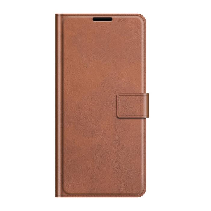 Bild 2,  Xiaomi Redmi 10 Fodral Solid Läder Brun