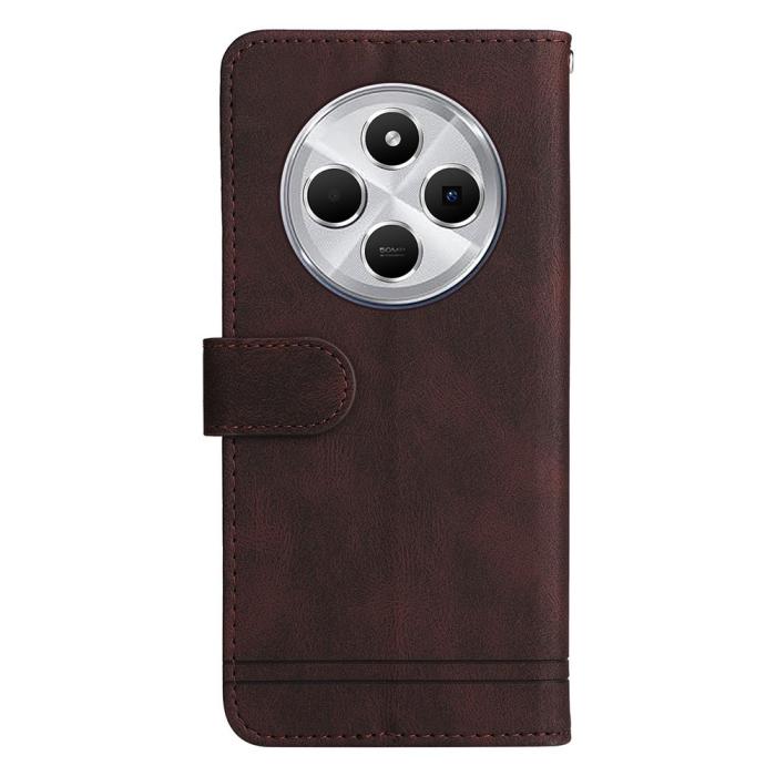 Bild 6,  Xiaomi Redmi 14C Plånboksfodral Läder Brun