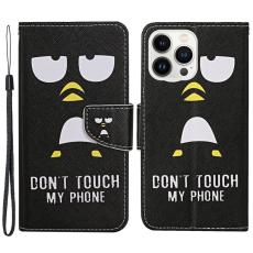 iPhone 16 Pro Fodral Med Tryck Dont Touch Pingvin