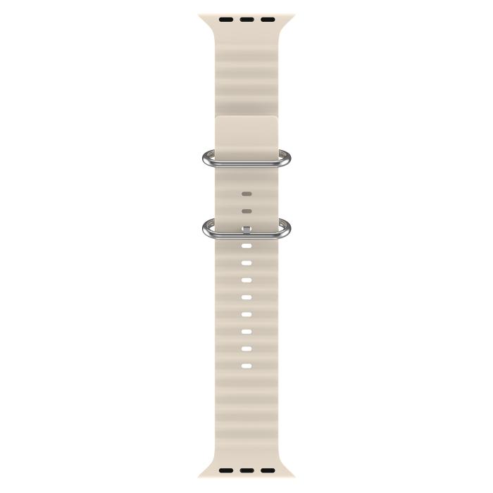 Bild 3, ColorPop Apple Watch 42/44/45/46/49 mm Armband Ocean Wave Starlight