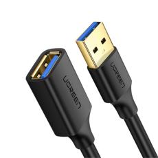 UGREEN UGREEN 1m USB-A Hane - Hona F&ouml;rl&auml;ngare Svart
