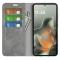  Motorola Edge 70 Fodral Flip Skin Touch Läder Grå