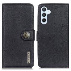 KHAZNEH KHAZNEH Samsung Galaxy S24 Fodral L&auml;der Svart