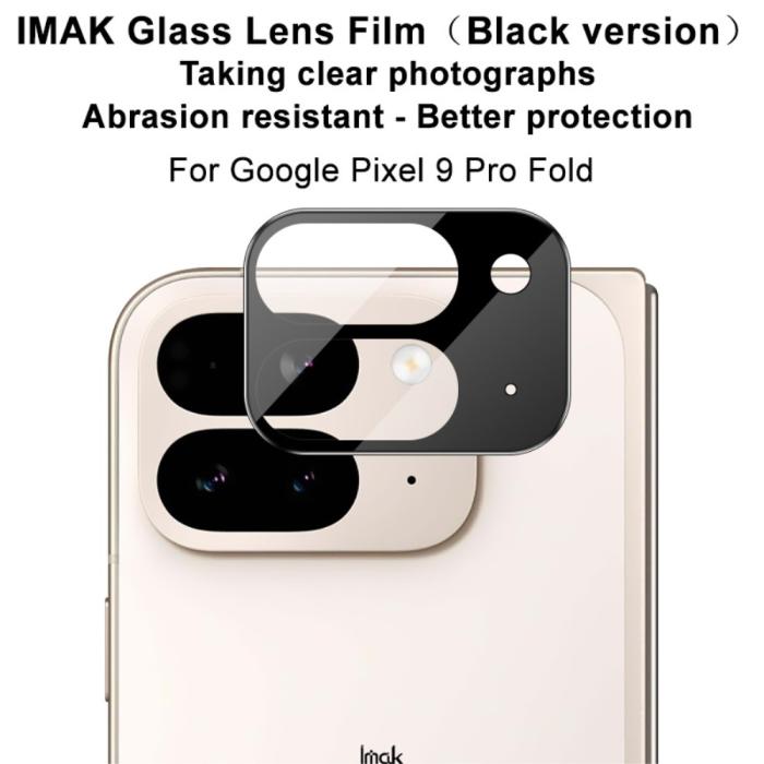 Bild 2, IMAK IMAK Google Pixel 9 Pro Fold Linsskydd Svart