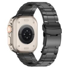  Apple Watch 42/41/40/38 mm Armband Steel Titanium Svart