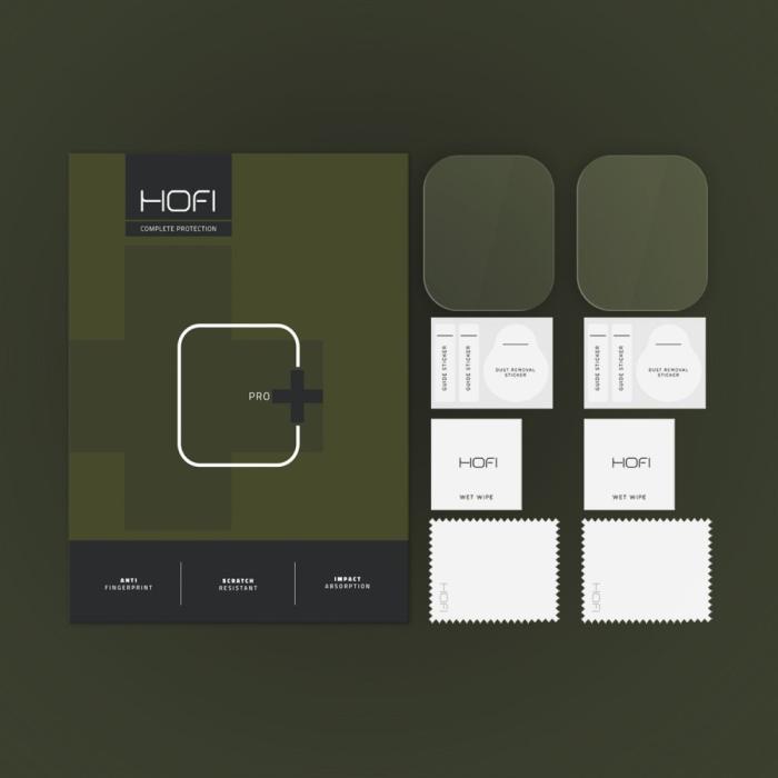 Bild 2, HOFI HOFI Xiaomi Redmi Watch 5 Lite 2-PACK Skärmskydd Pro+ Härdat Glas