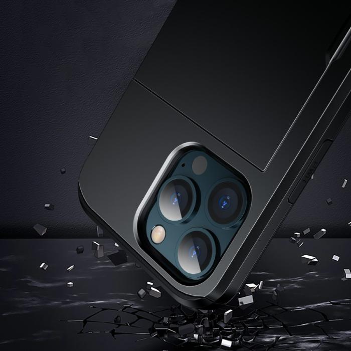 Bild 5,  iPhone 13 - Hybrid Skal Med Kortfack - Svart