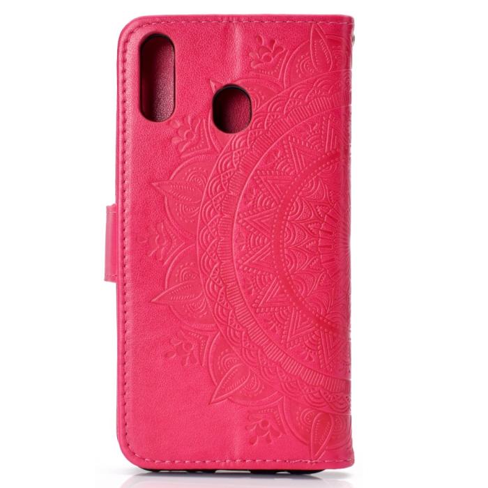 Bild 4,  Huawei P40 Lite E - Mandala Plånboksfodral - Rosa