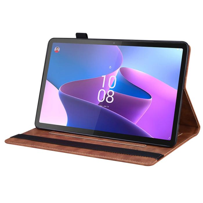 Bild 3,  Lenovo Tab P11 Pro Gen 2 Fodral Med Frontficka Brun