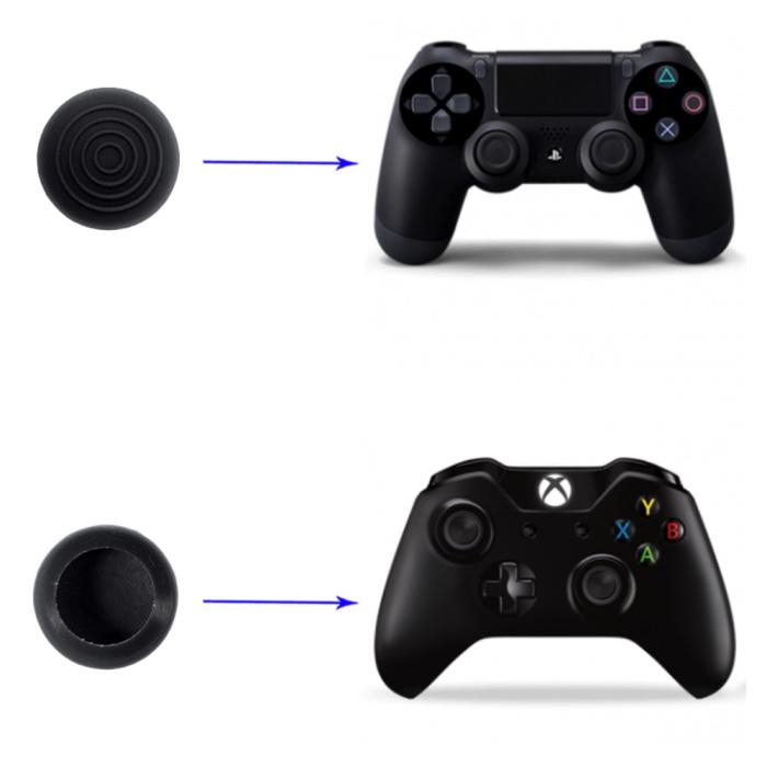Bild 5,  4-PACK Thumb Grip För PS / XBOX Svart