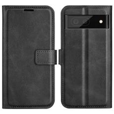  Google Pixel 6A Fodral Solid L&auml;der Svart