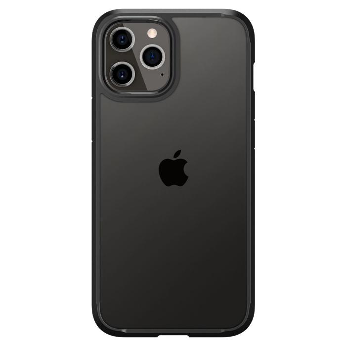 Bild 2, Spigen Spigen iPhone 12 / 12 Pro Skal Ultra Hybrid Matt Svart