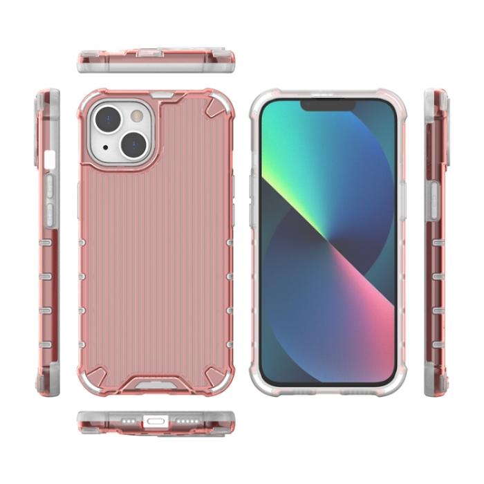 Bild 3,  iPhone 14 Plus Skal Shockproof Resväska Design Röd