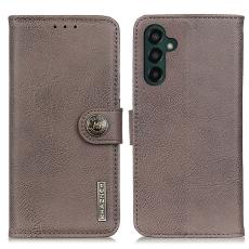 KHAZNEH KHAZNEH Galaxy A35 5G Fodral L&auml;der Khaki