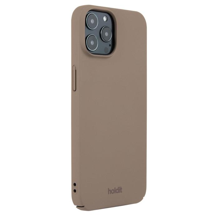 Bild 2, holdit holdit iPhone 12 / 12 Pro Mobilskal Slim Mocha Brown