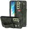  Samsung Galaxy S21 FE Skal Med Kortfack Och Strap Grön