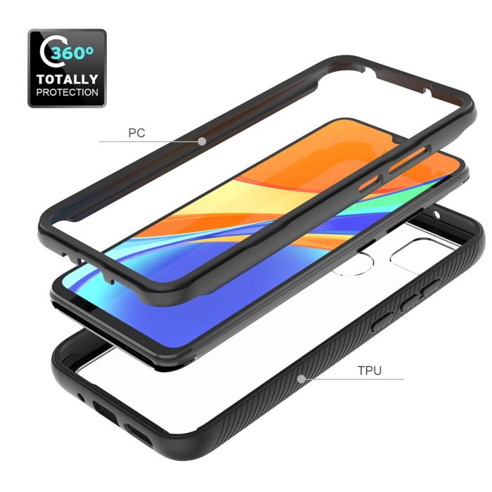 Bild 3,  Xiaomi Redmi 9C Skal 360 Hybrid Svart