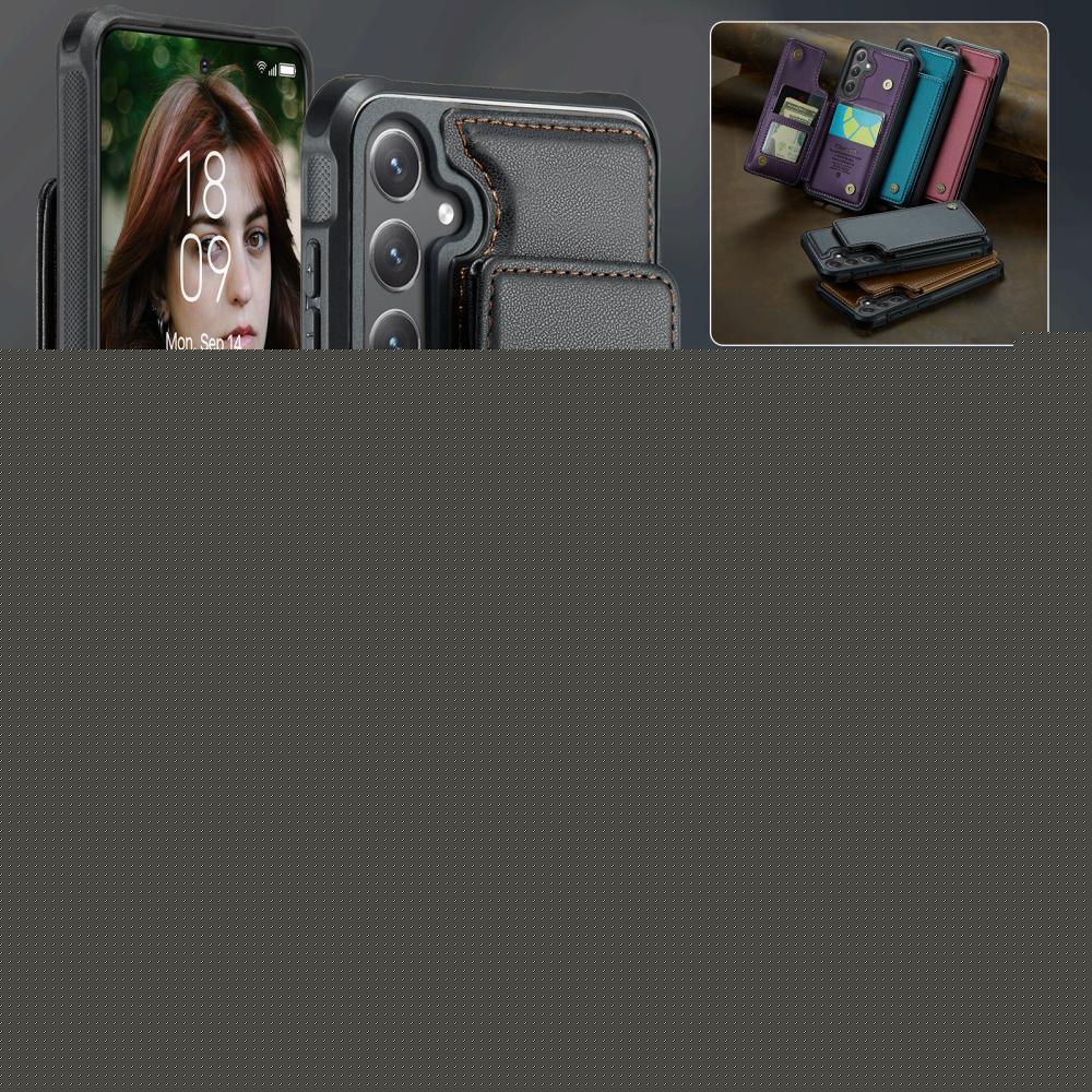 CASEME CASEME Samsung Galaxy S26 Skal RFID Kickstand Svart