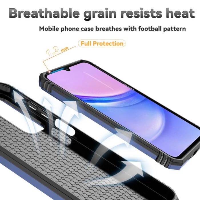 Bild 6,  Samsung Galaxy A16 Skal CamShield Ring Hybrid Blå