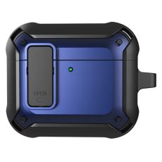  AirPods 4 Skal Shockproof Hybrid Armor Bl&aring;
