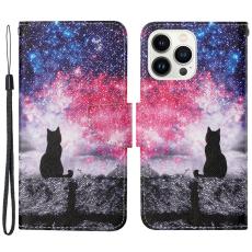  iPhone 16 Pro Fodral Med Tryck Galaxy Katt