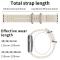 ColorPop Apple Watch 42/44/45/46/49 mm Armband Ocean Wave Starlight