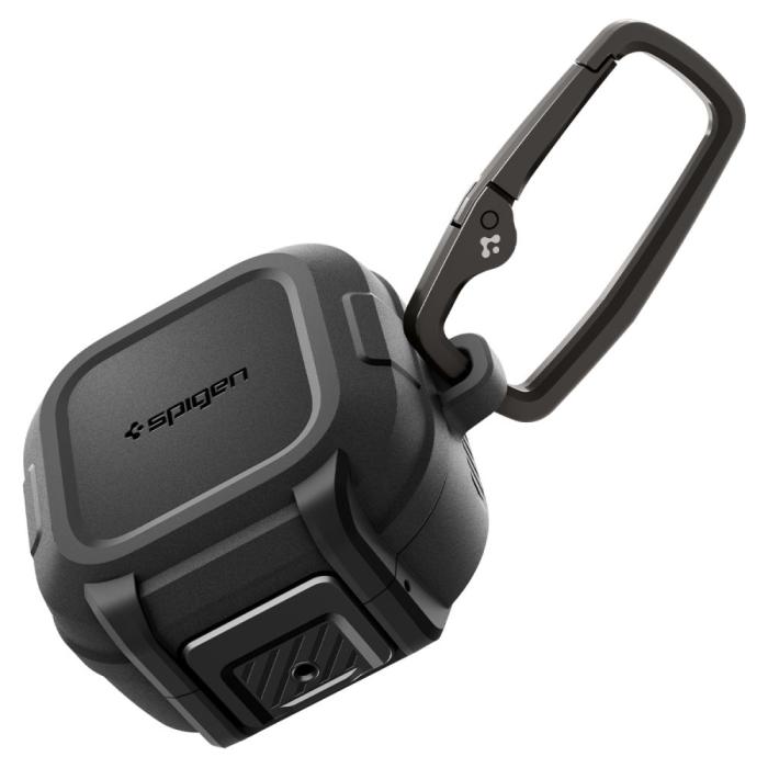 Bild 4, Spigen Spigen Galaxy Buds 4 / 4 Pro Skal LockFit Matt Svart