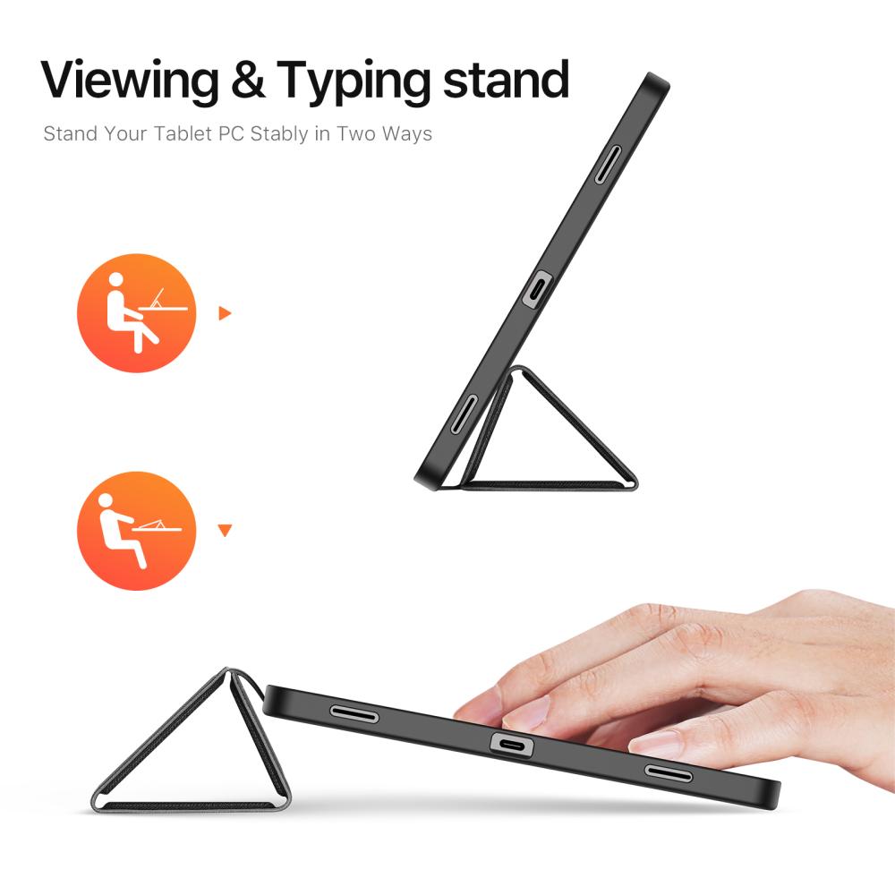 DUX DUCIS DUX DUCIS Galaxy Tab S11 Fodral DOMO Tri-Fold Svart