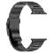  Apple Watch 42/41/40/38 mm Armband Steel Titanium Svart