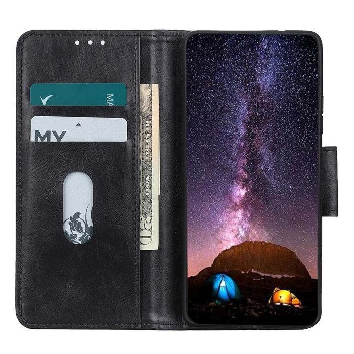 Bild 3,  Motorola Edge 30 Neo 5G Fodral Split Läder Svart