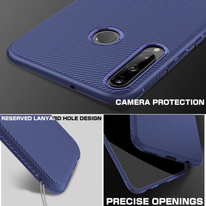 Bild 4,  Huawei P40 Lite E - Jazz Twill Skal - Blå