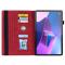  Lenovo Tab P11 Pro Gen 2 Fodral Med Frontficka Röd