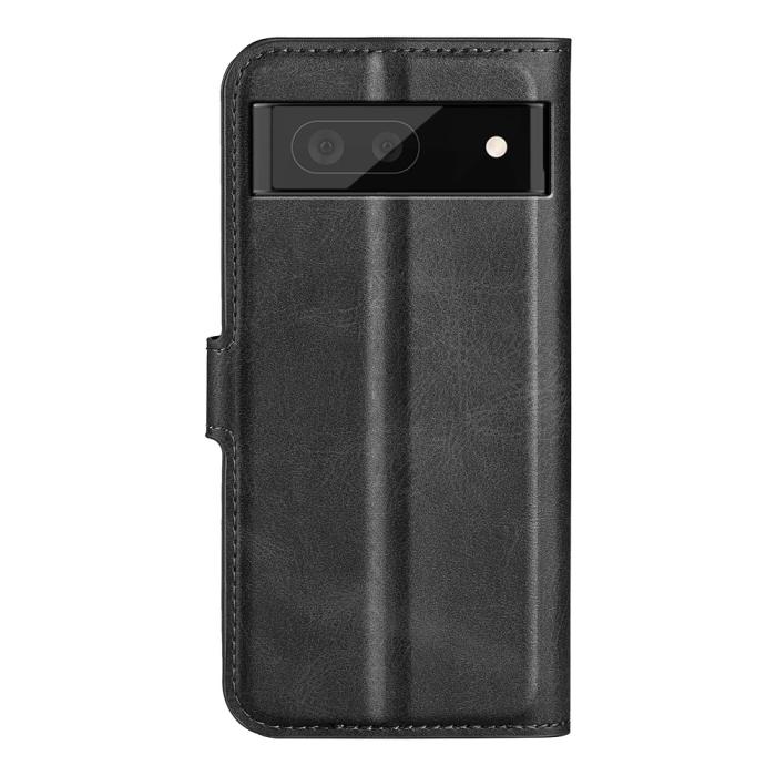 Bild 3,  Google Pixel 6A Fodral Solid Läder Svart
