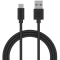 Smartline Smartline 1m 3A USB-C Laddningskabel Svart