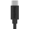 Smartline Smartline 1m 3A USB-C Laddningskabel Svart