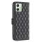  Motorola Moto G54 5G Fodral Diamond Läder Svart