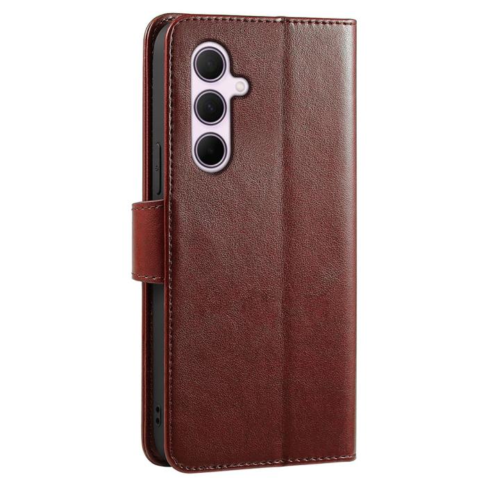 Bild 5,  Samsung Galaxy A27 Fodral Läder Brun