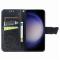  Samsung Galaxy S23 FE Fodral Fjäril Tryck Svart