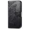  Samsung Galaxy S23 FE Fodral Fjäril Tryck Svart