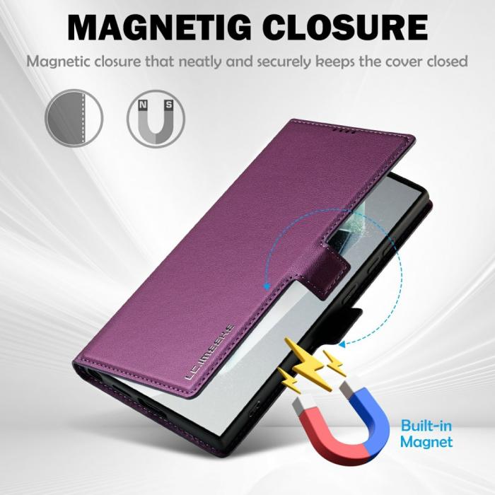 Bild 4, LC.IMEEKE LC.IMEEKE Galaxy S25 Ultra Fodral Med Magnetisk Stängning