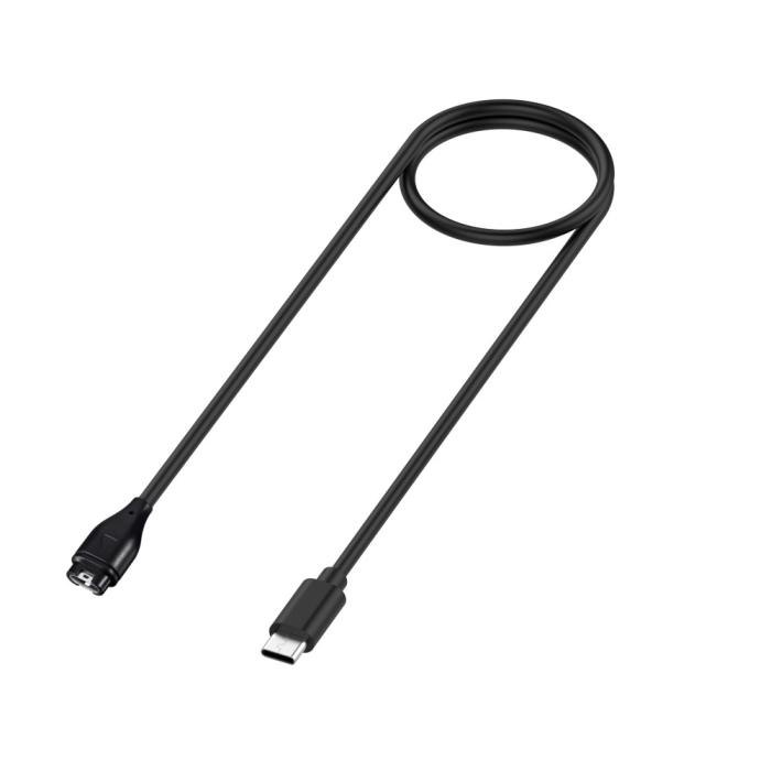 Bild 3,  USB-C Laddningskabel 1m Garmin Smartwatch Svart