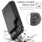 CASEME CASEME Samsung Galaxy S26 Skal RFID Kickstand Svart