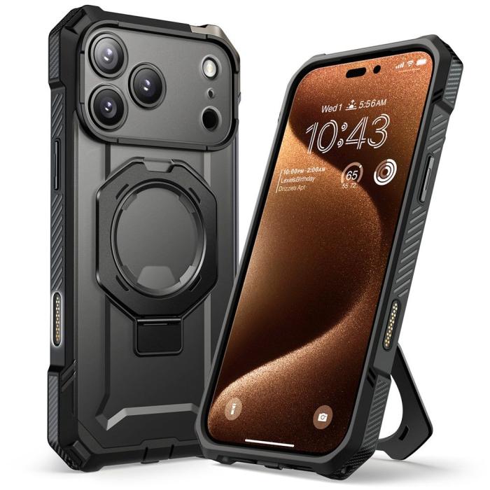 Bild 2, Supcase Supcase iPhone 17 Pro Max Skal MagSafe Unicorn Beetle Grip Svart