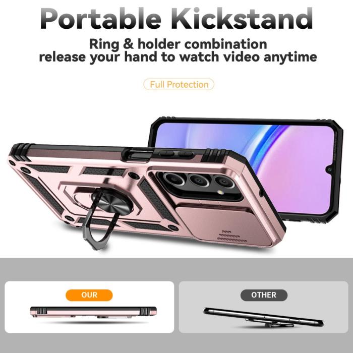 Bild 3,  Samsung Galaxy A16 Skal CamShield Ring Hybrid Roséguld