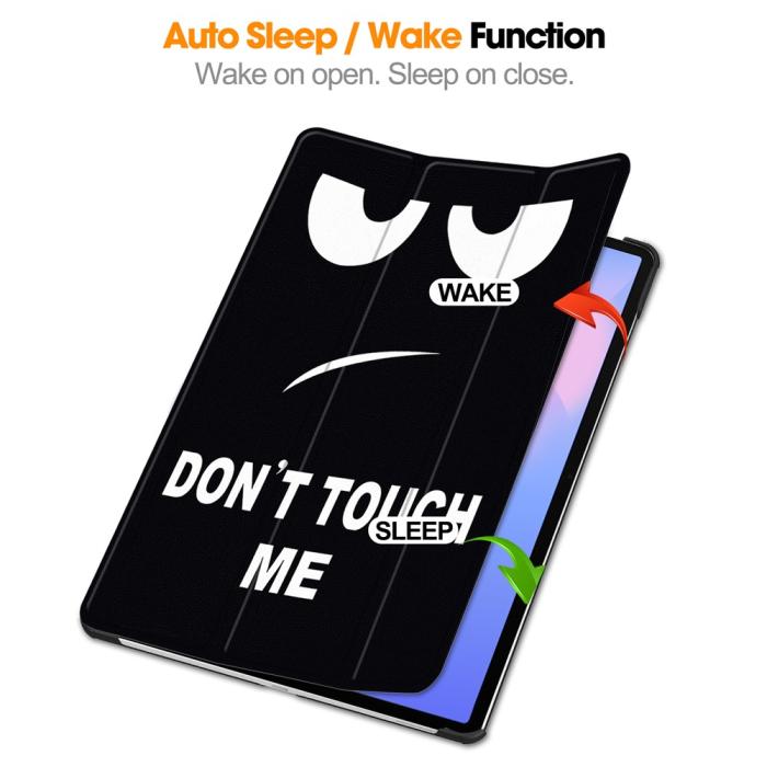 Bild 4,  Samsung Galaxy S10 FE Plus Fodral Tri-Fold Dont Touch Me