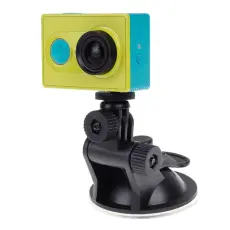  Mini 1/4" F&auml;ste Med Sugkopp F&ouml;r GoPro Svart