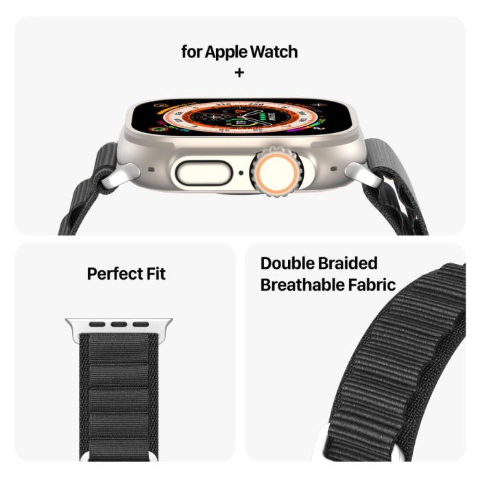 Bild 4, DUX DUCIS DUX DUCIS Apple Watch 38/40/41/42 mm mm Armband Polyester Pro