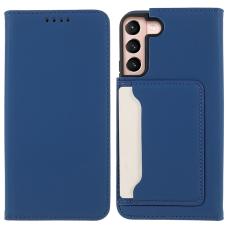  Samsung Galaxy S22 Plus Fodral Flip Med Kortfack Bl&aring;