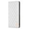 BINFEN BINFEN iPhone 17 Pro Max Fodral Diamond Flip Läder Vit